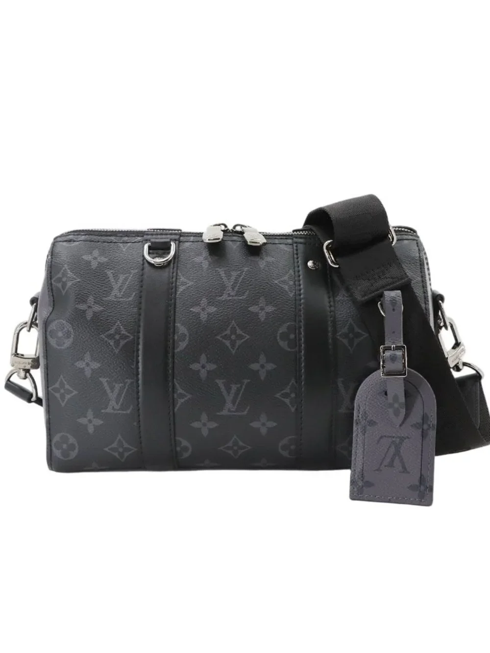 Louis Vuitton Monogram Eclipse Reverse City Keepall Shoulder Bag